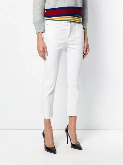 Shop Dsquared2 Cool Girl Cropped Jeans - White