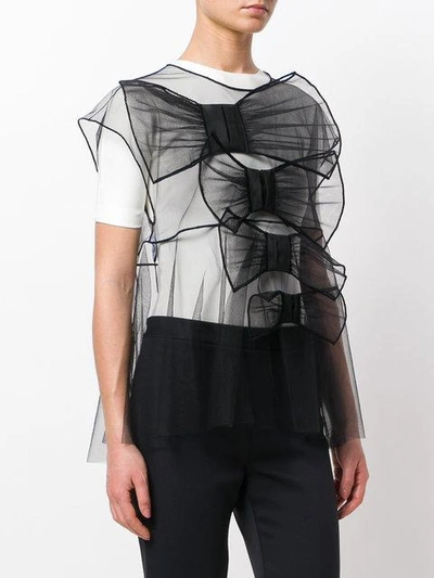 Shop Viktor & Rolf So Many Bows Top In Black