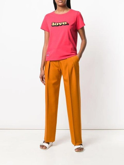 Shop Marc Jacobs Love T-shirt In Pink