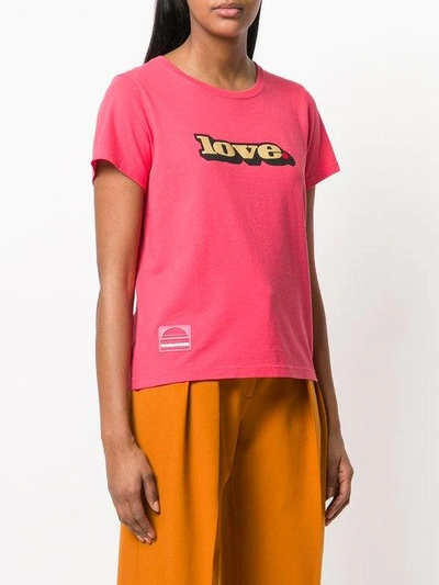 Shop Marc Jacobs Love T-shirt In Pink