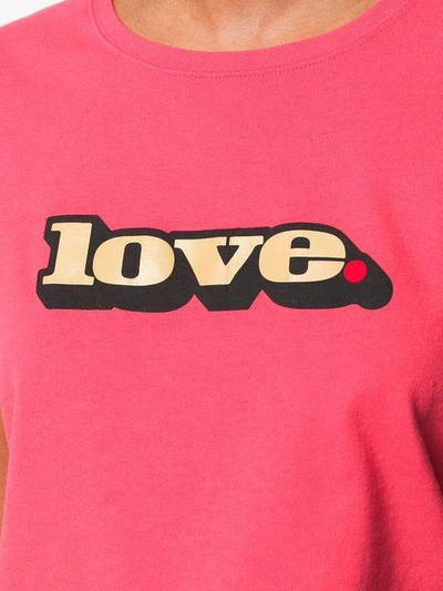 Shop Marc Jacobs Love T-shirt In Pink