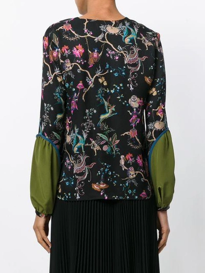 Shop Etro Floral Print Blouse