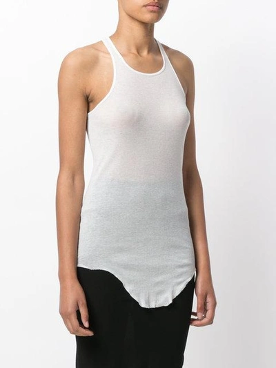 Shop Rick Owens Long T In White