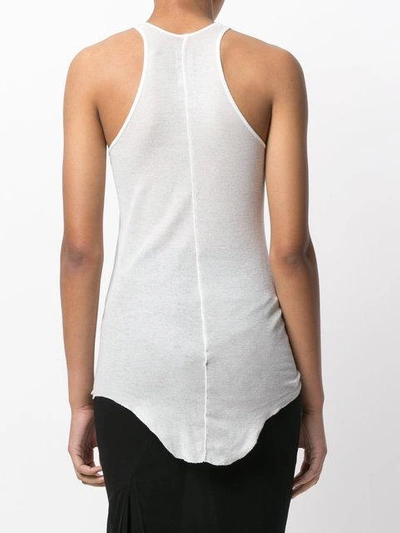 Shop Rick Owens Long T In White