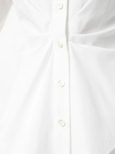 Shop Rossella Jardini Cinched Waist Shirt - White