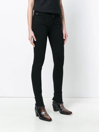 Shop Alyx Zip Detail Skinny Jeans In Black