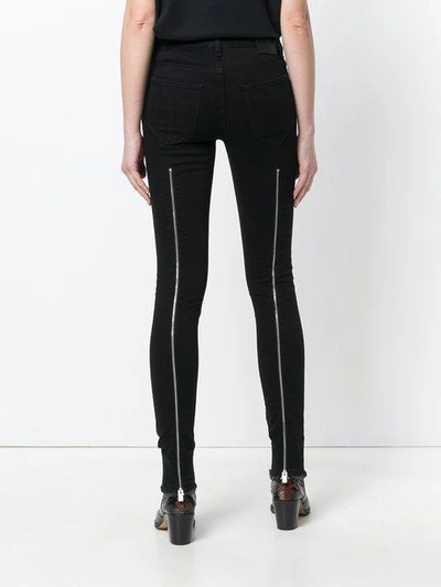 Shop Alyx Zip Detail Skinny Jeans In Black