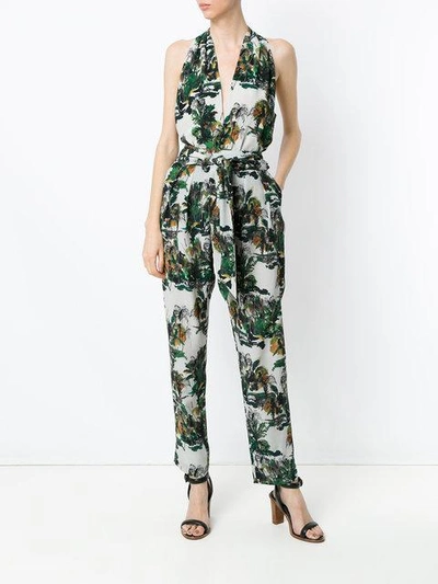 Shop Andrea Marques Abstract Print Trousers In Est Veredas