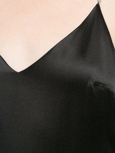 Shop Amiri V-neck Slip Dress - Black