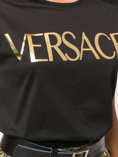 Shop Versace Logo Tank Top