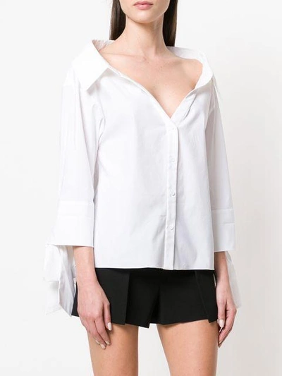 Shop Alice And Olivia Open Neck Shirt