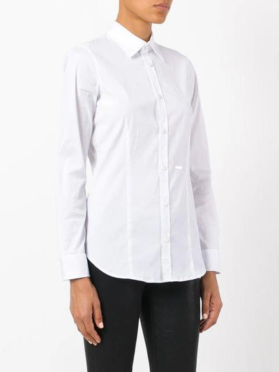 Shop Dsquared2 Classic Shirt In White