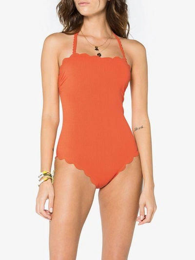 Shop Marysia Palm Springs Maillot Swimsuit - Yellow