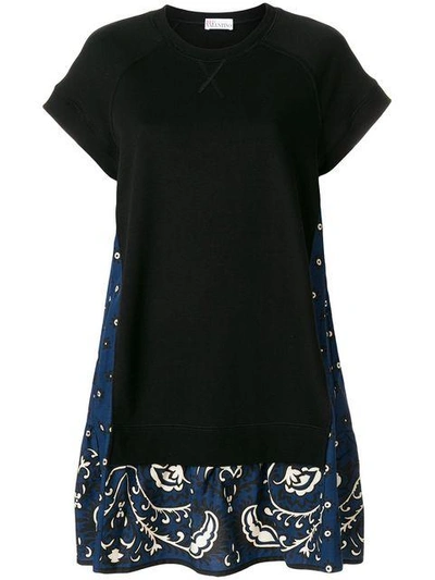 Shop Red Valentino Bandana Print Sweatshirt Dress