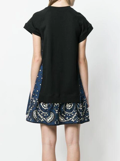 Shop Red Valentino Bandana Print Sweatshirt Dress