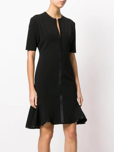 Shop Givenchy Flared Tailored Dress In Black