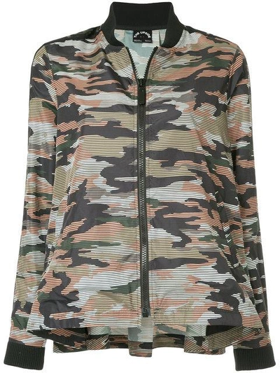 Shop The Upside Camouflage Bomber Jacket - Multicolour