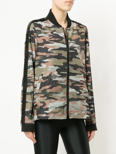 Shop The Upside Camouflage Bomber Jacket - Multicolour