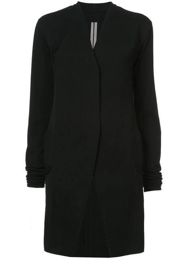 Shop Rick Owens Crossover Longsleeve Mid-length Cardi-coat