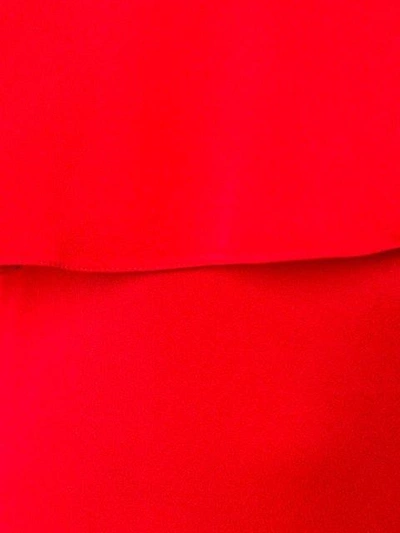 Shop Sonia Rykiel Cape Detail Dress - Red