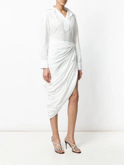 Shop Jacquemus La Robe Amadora Dress In White