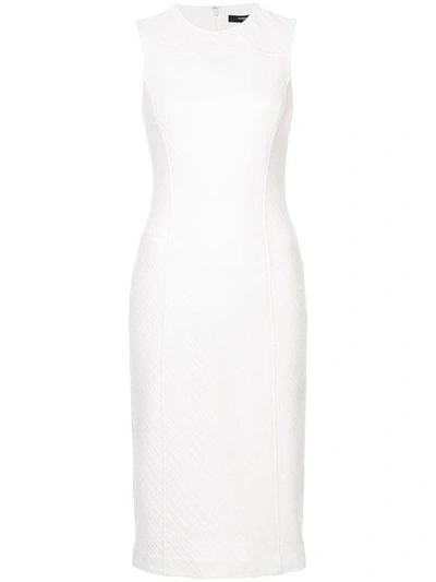 Shop Derek Lam Sleeveless Sheath Dress - White