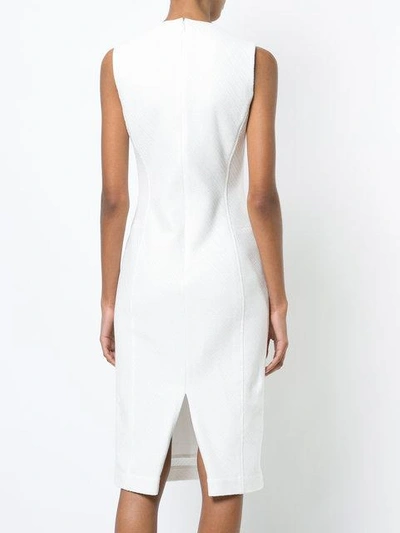 Shop Derek Lam Sleeveless Sheath Dress - White
