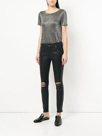 Shop 7 For All Mankind Slim Distressed Trousers