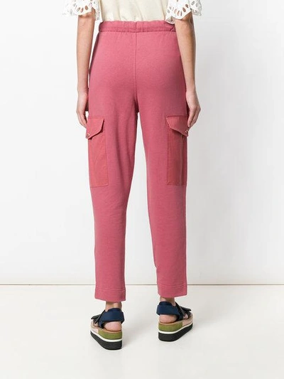 Shop See By Chloé Patched Paperbag Sweatpants