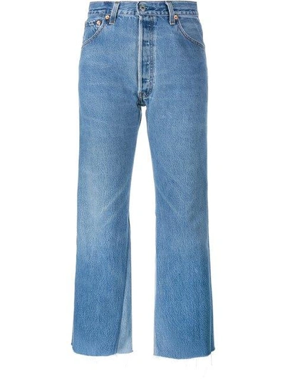 Shop Re/done 'leandra' Jeans  In Blue