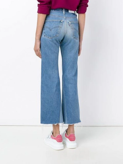 Shop Re/done 'leandra' Jeans  In Blue