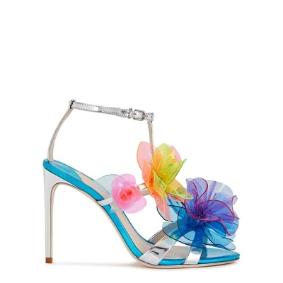 Shop Sophia Webster Jumbo Lilico Leather Sandals In Multicoloured