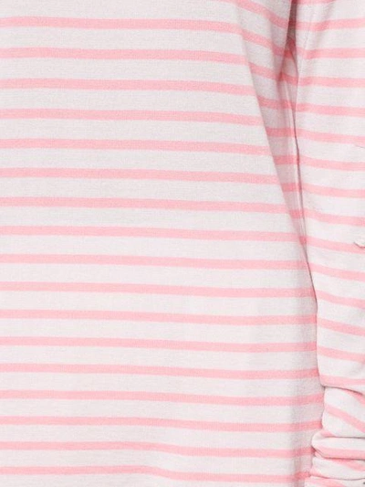 Shop Barrie Striped Jumper In Pink
