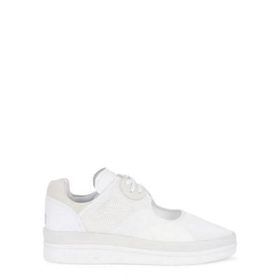 Shop Y-3 Wedge Stan White Mesh Trainers