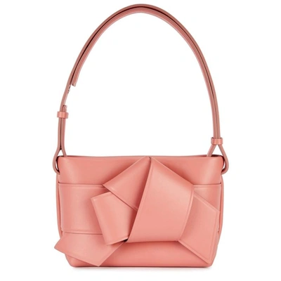 Shop Acne Studios Musubi Pink Leather Tote In Light Pink