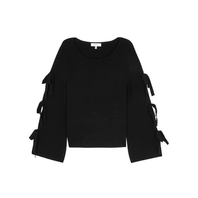Shop Milly Tied Together Stretch-knit Jumper