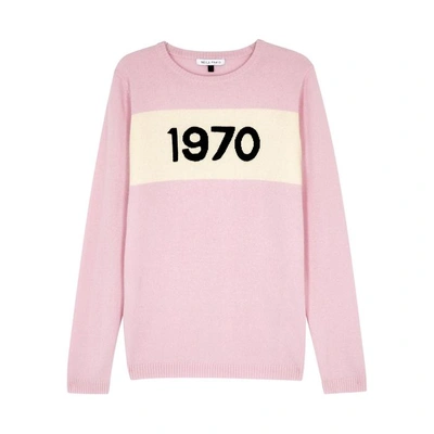 Shop Bella Freud 1970 Light Pink Wool Jumper