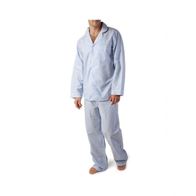 Shop Lexington American Authentic Pajama Xs In Lt Blue/white
