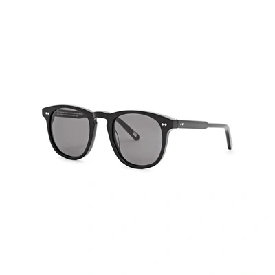 Shop Chimi 001 Oval-frame Sunglasses In Black
