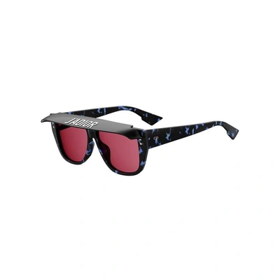 Shop Dior Club2 Wayfarer-style Sunglasses In Tortoise