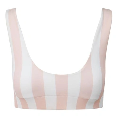 Shop Marble Swimwear Irina Top - Serenity Blue - Rose Pink