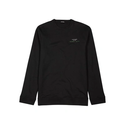 Shop Raf Simons Joy Division Black Cotton Sweatshirt