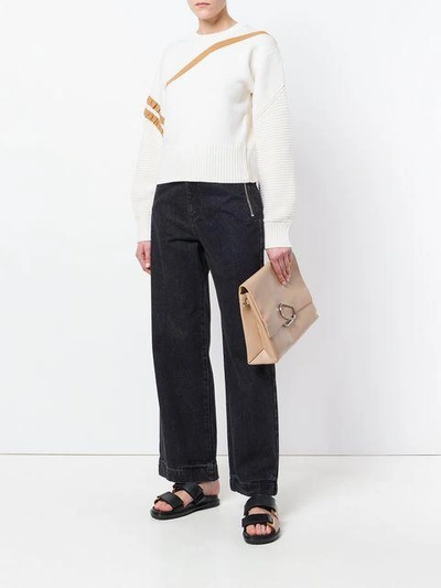 Shop 3.1 Phillip Lim / フィリップ リム Asymmetric Striped Sweater In Neutrals
