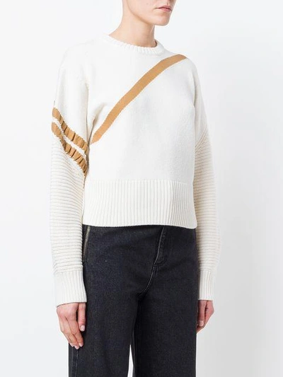 Shop 3.1 Phillip Lim / フィリップ リム Asymmetric Striped Sweater In Neutrals