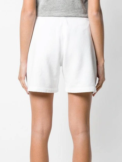 Shop Dsquared2 '64 High Waist Track Shorts - White