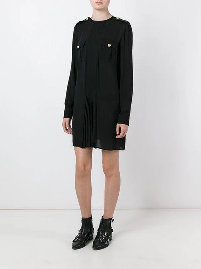 Shop Dsquared2 'military' Dress In Black