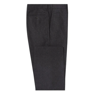 Shop Chester Barrie Charcoal West-of-england Flannel Trousers