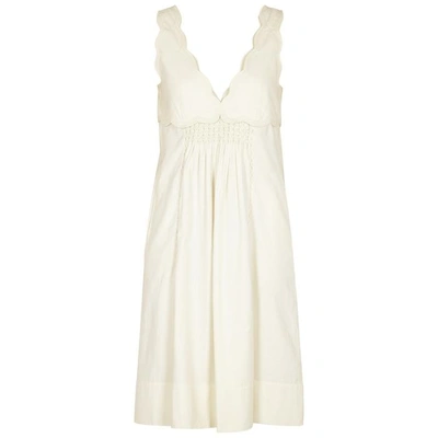 Shop Isabel Marant Wilby Smocked Cotton Dress