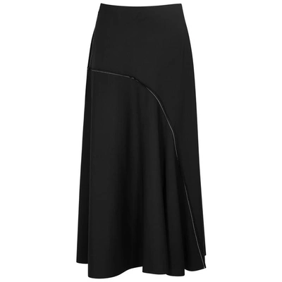 Shop The Row Chouli Black Ponte Midi Skirt