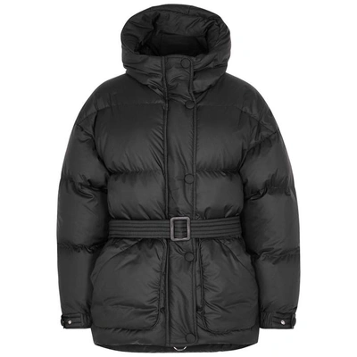 Shop Ienki Ienki Michelin Hooded Shell Bomber Jacket In Black
